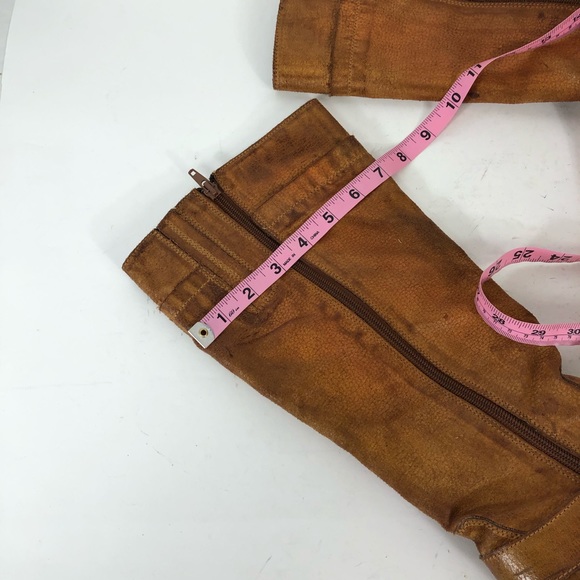 Matisse Coconut tan heel riding boots zipper Deja - Picture 8 of 8